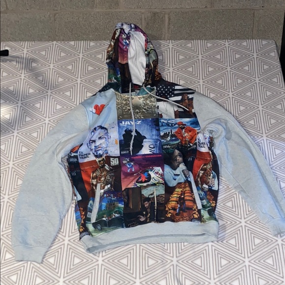 Gray Pop Culture Graphic Sweater - Picture 1 of 13